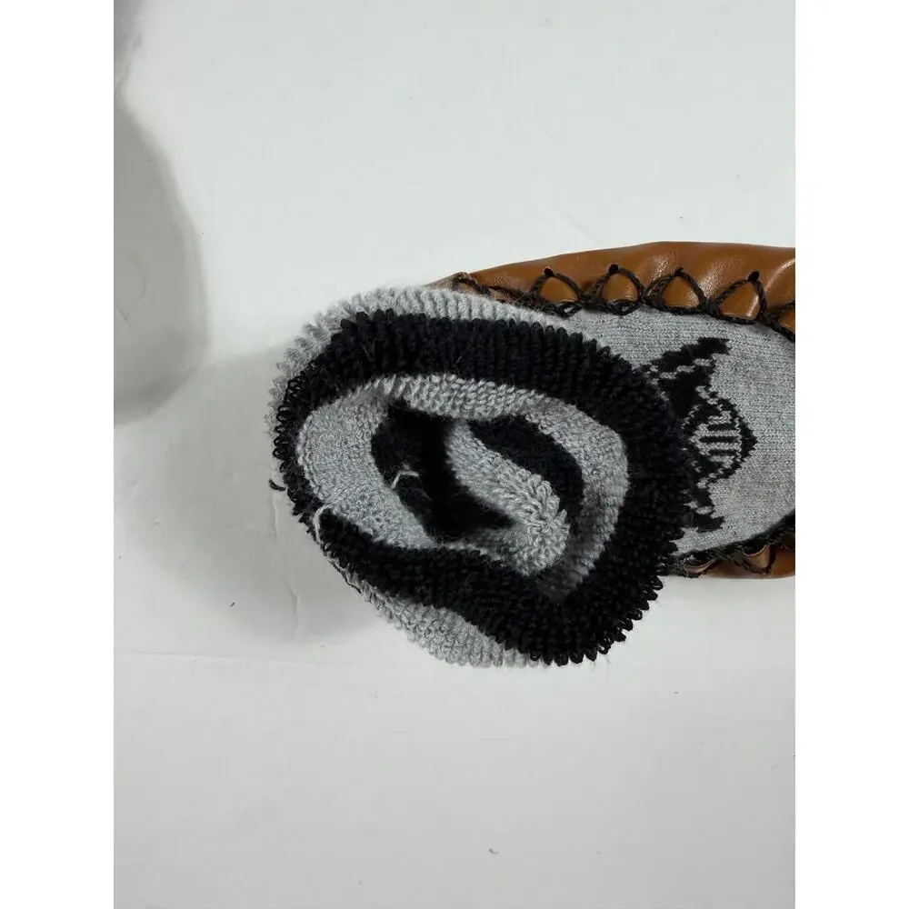 Hanna Andersson Star Wars Darth Vader Moccasin Slippers Size 7-9 little kid